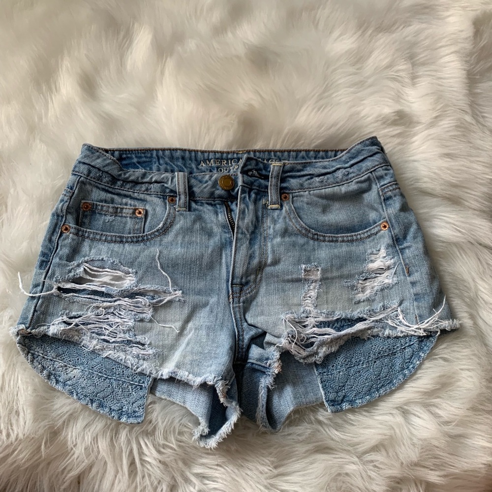 American Eagle Distressed Shorts